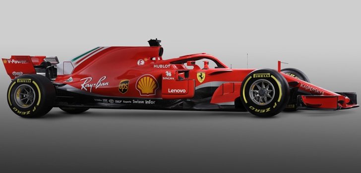 Imagen lateral del nuevo SF71H