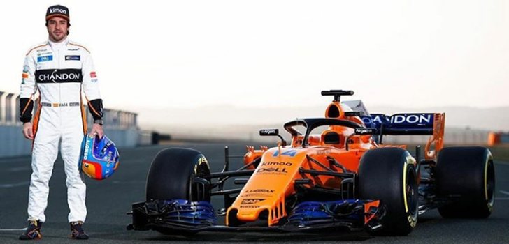 Alonso junto al nuevo MCL33