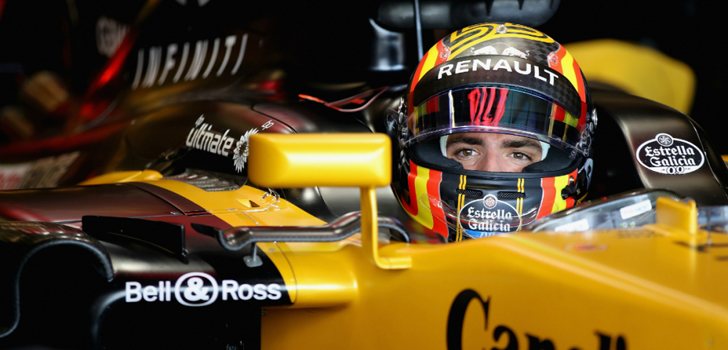 Carlos Sainz, solo en Renault