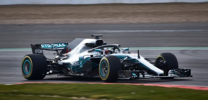 Lewis Hamilton en W09