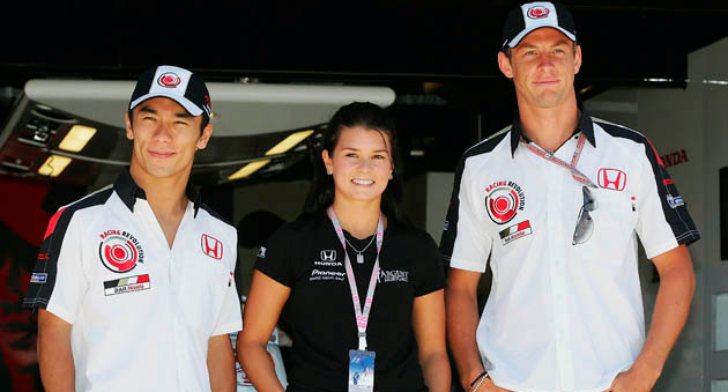 Takuma Sato Danica Patrick Jenson Button