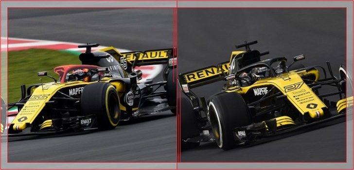 Renault: Sainz en rojo, Hulkenberg en negro