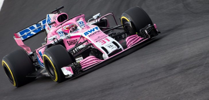 Esteban Ocon Test Barcelona