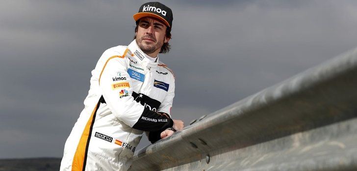 Fernando Alonso, en una imagen promocional para 2018