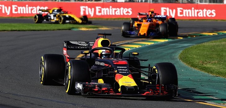 Ricciardo, durante el Gran Premio de Australia