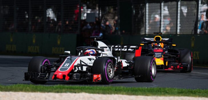 Grosjean vs Ricciardo