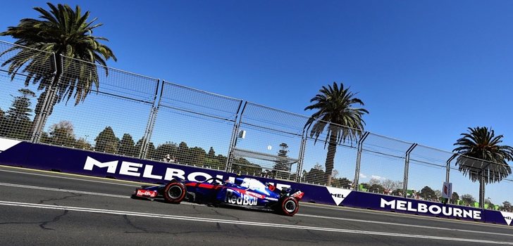 Gasly rueda en Melbourne