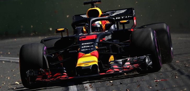 Ricciardo rueda en Australia