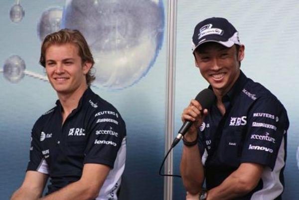Nakajima y Rosberg hablan de Jerez