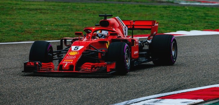 Vettel rueda en China