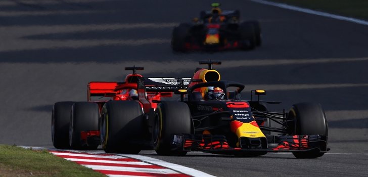 Ricciardo en el GP de China 2018