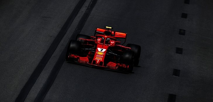 Räikkönen rueda en Azerbaiyán