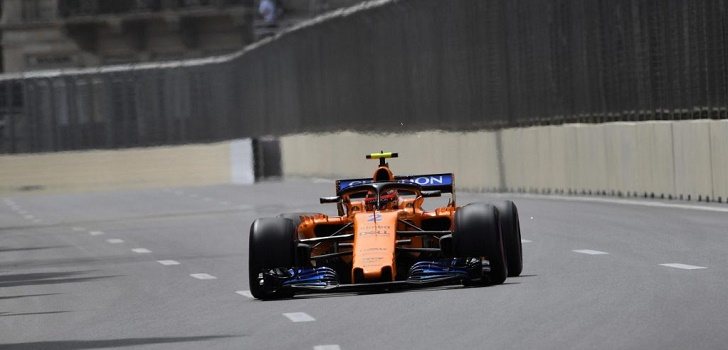 Vandoorne en FP2 de Baku 2018