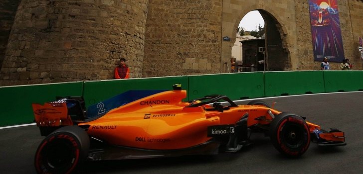 Vandoorne en FP2 de Baku 2018