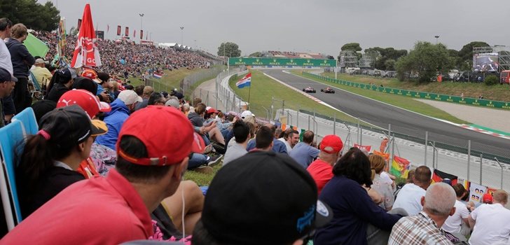 Los aficionados disfrutan con el GP de España 2018