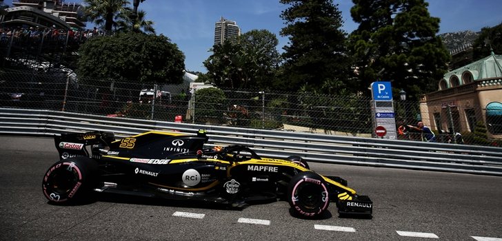 Sainz rueda en Mónaco