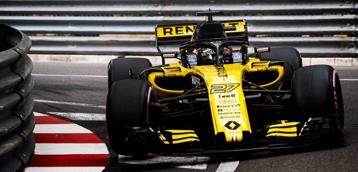 Hülkenberg rueda en Montecarlo