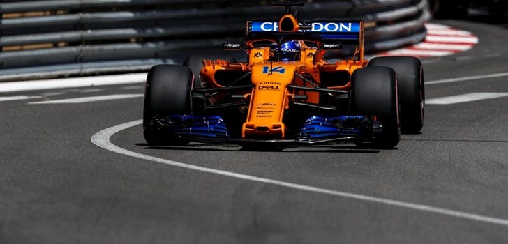 Alonso rueda en Montecarlo