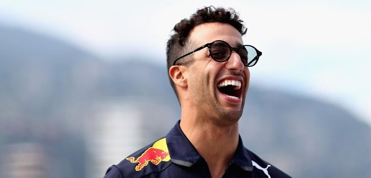 Ricciardo, sonriente en Mónaco