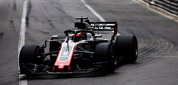 Romain Grosjean GP Mónaco 2018