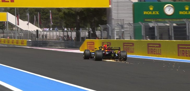 Verstappen rueda en Paul Ricard