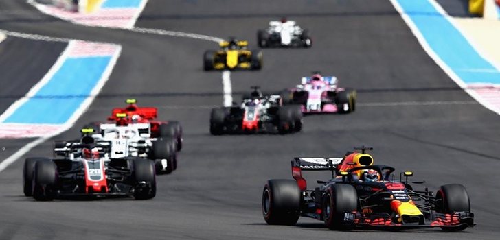 Ricciardo rueda en Paul Ricard