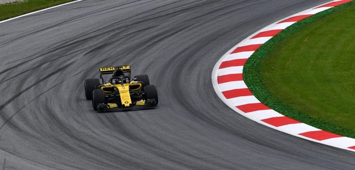 Hülkenberg rueda en Austria