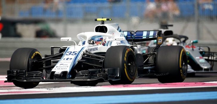 Sirotkin rueda en Paul Ricard