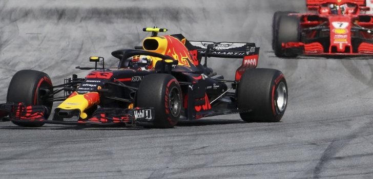 Verstappen frente a Räikkönen