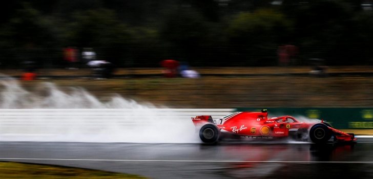 Räikkönen rueda en los Libres 3 de Alemania