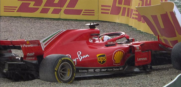 Accidente Vettel GP Alemania