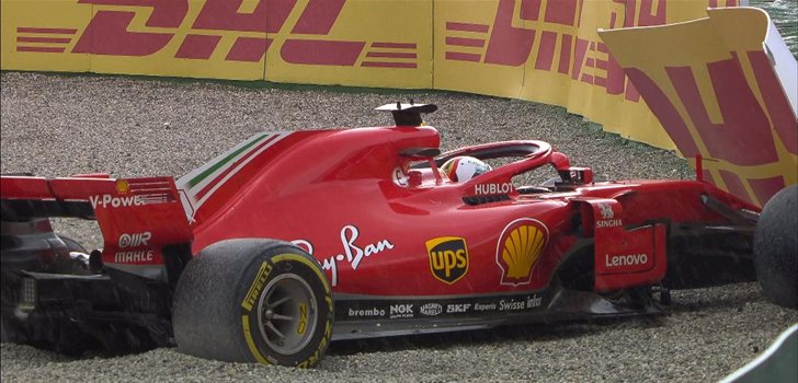 Accidente Vettel GP Alemania