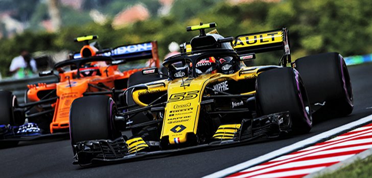 Sainz, durante el pasado GP de Hungría