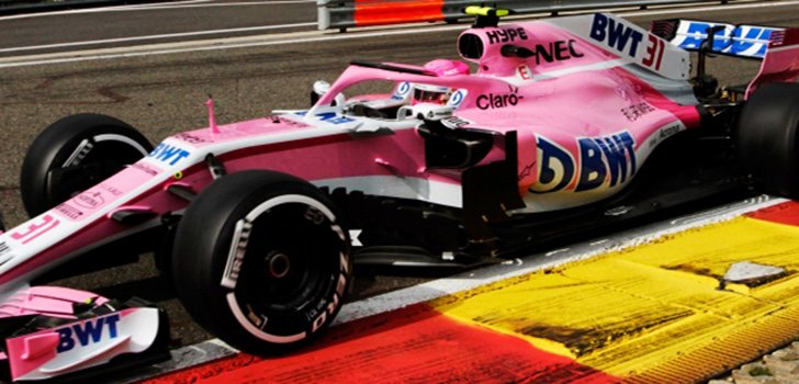 Ocon encara Eau Rouge