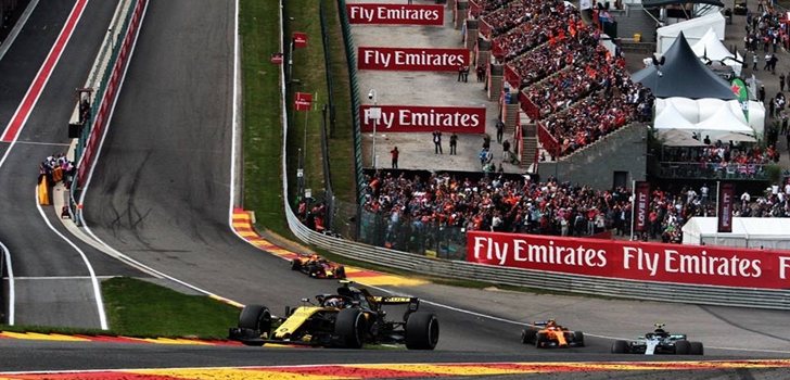 Sainz rueda en Spa