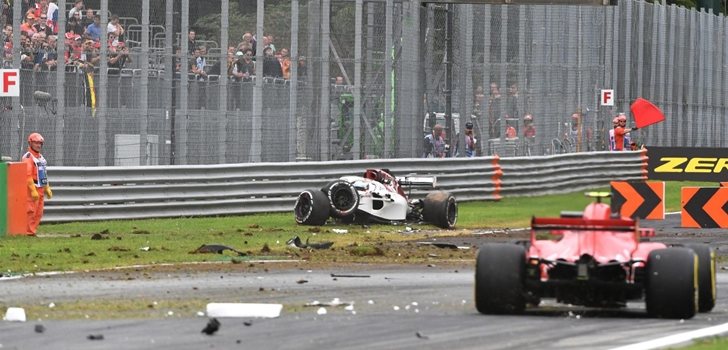 Ericsson sufre un fuerte accidente en Monza