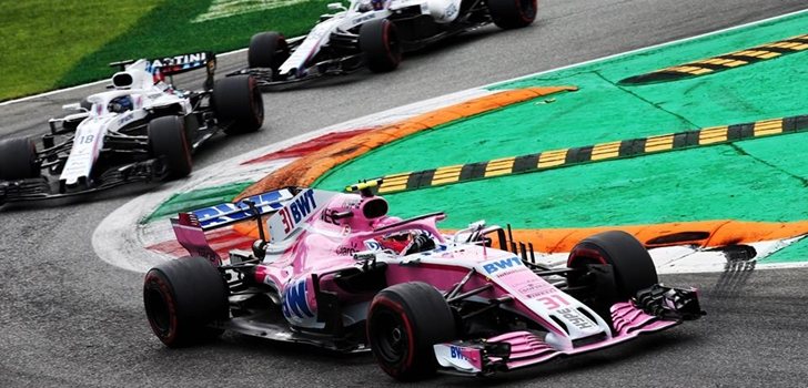 Ocon, junto a los Williams en Monza