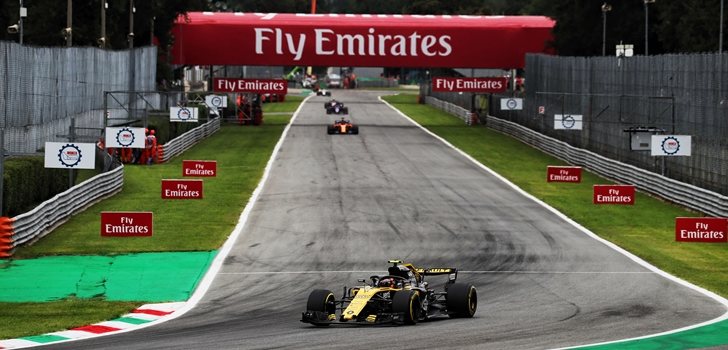 Sainz rueda en Monza