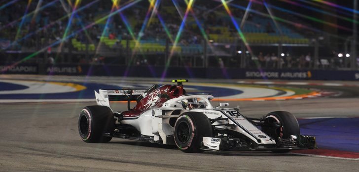 Charles Leclerc GP Singapur