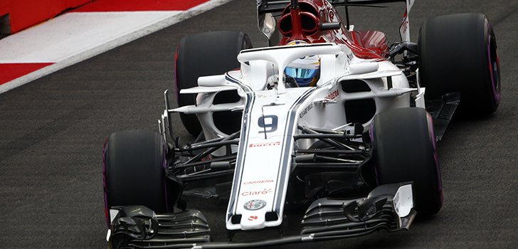 Marcus, durante los FP3 en Singapur