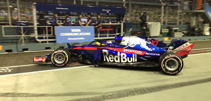 Pierre Gasly GP Singapur 2