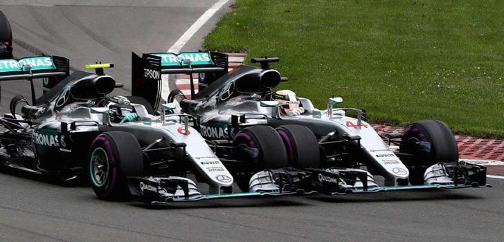 Hamilton y Rosberg 2016