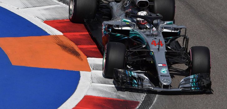 Lewis Hamilton GP Rusia