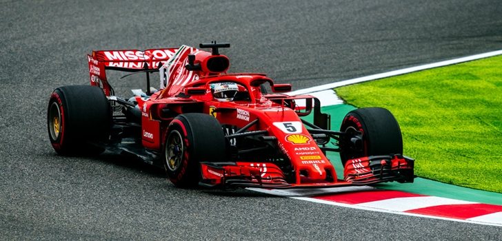 Vettel, en los libres de Japón