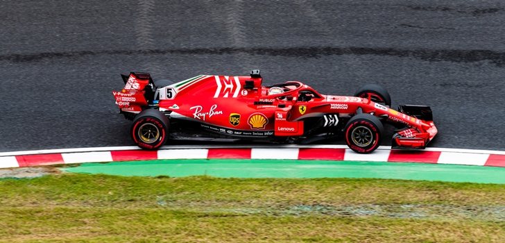 Vettel rueda en los libres de Suzuka