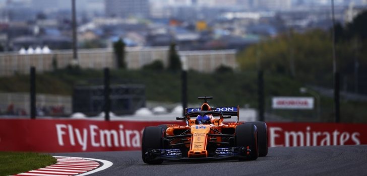 Alonso, en la clasificación de Suzuka