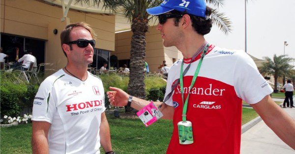 Senna cabreado con la confirmación de Barrichello