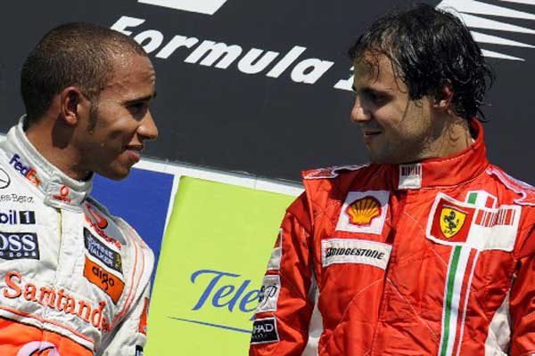 Hamilton envió un ramo de flores a Massa después de Interlagos