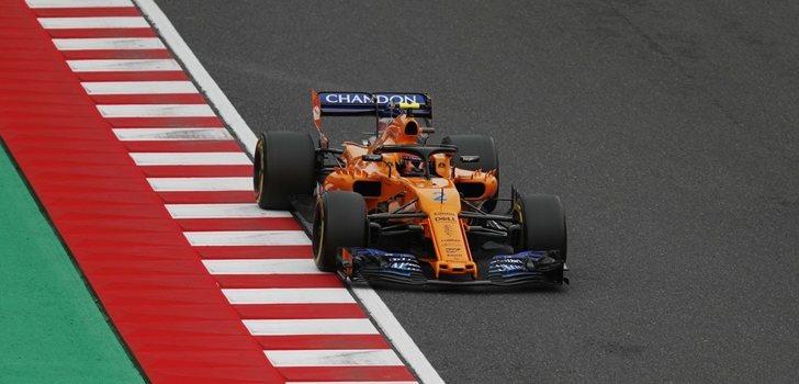 Vandoorne rueda en Suzuka