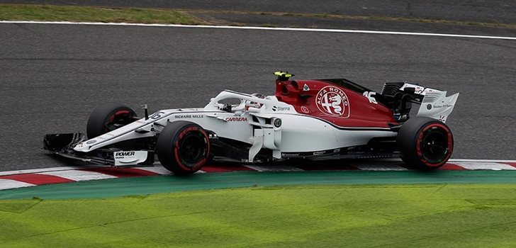 Leclerc rueda en Suzuka